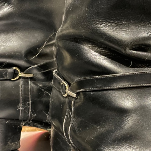 Men’s Italian leather tall boots - Picture 3 of 5